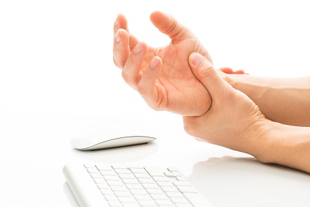 Wrist pain from computer mouse